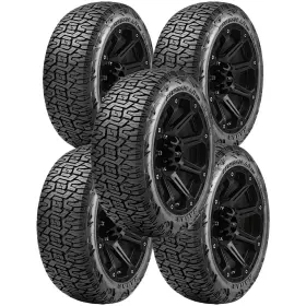 Racsth0018 Radar Qty 5 Lt295/55r20 Renegade A/t Pro 123/120s Lre Black Wall Tires