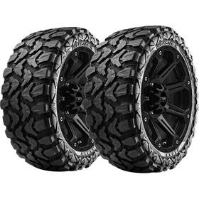 Radar Tires Racsth0090 Qty 2 Lt295/70r17 Renegade X 128/125q Lre Black Wall
