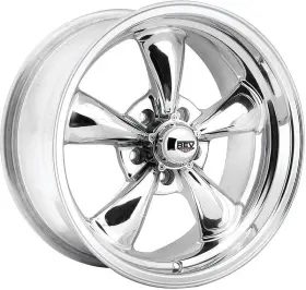 Rv77650c Rev Wheels 100 Classic Series 17x7 5x4.5 4 Backspace With Machined Lip And