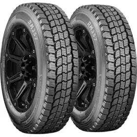 173028009 Roadmaster Qty 2 245/70r19.5 Rm257 Regional Drive 136m Lrh Black Wall Tires