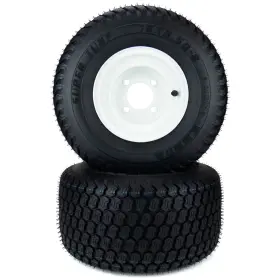 110-6883 Security Chain 0232105 2x Super Turf Tire Assemblies 18x9.50-8 Toro Timecutter Exmark Quest