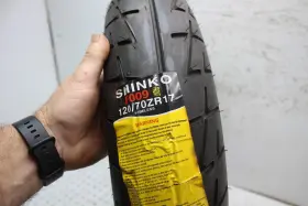 Ntf17-22 Shinko Ntf1722 F009 Front Tire Tubeless 120/70-17 Nos Ntf17-22 Shinko Ntf1722 F009 Front Tire Tubeless 120/70-17 Nos