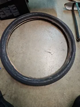 824457 Standard Rare Vintage 24 2.125 Balloon Tire Made In Belgium J4 Bicycle Schwinn