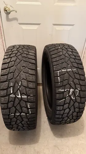 3mvr2617 Sumitomo Studded Winter Tires From 2013 Ford Edge Suv Fwd 245/60 R18 105t Dot 2617