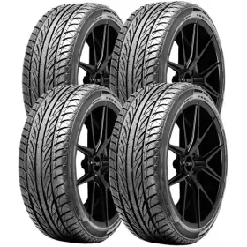 45r17 Summit 10282 Qty 4 P215/45r17 Ultra Max Hp 91w Xl Black Wall Tires