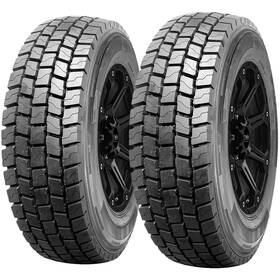 Supermax Mtr-7401-zc Qty 2 225/70r19.5 Hd3 O/s 128/126n Lrg Black Wall Tires