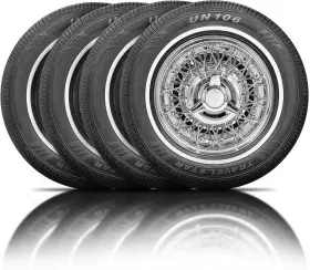 Ll-pcr003-a4b Travelstar Set Of 4 Un106 195/75r14 92s 18mm White Wall A/s Passenger Car Tires Ll-pcr003-a4b Travelstar Set Of 4 Un106 195/75r14 92s 18mm White Wall A/s Passenger Car Tires