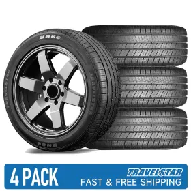 Travcuv001-a4b Travelstar 4 Tires Un66 235/65r18 106h A/s High Performance Cuv/suv 3 Year Rhw