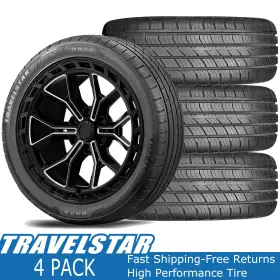 Travhp001-a4b Travelstar 4 Tires Un33 225/45r17 91v A/s All Season High Performance Passenger