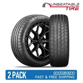 Travhp003-a2b Travelstar Set Of 2 Un33 235/50r17 96v High Performance Passenger Tire 235 50 17