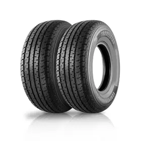 Tsepst014 Travelstar Set Of 2 Ecopath St235/80r16 127/122m 12pr Load F Radial Trailer Tire