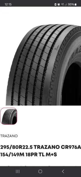 80r22.5 Trazano 306566w 4 Cr976a 295/80r22.5 Tires 295 80 22.5 All Position Ap 18-ply J Rated