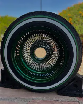 28072 Uniroyal 155-80-13 Venom Power Custom Whitewalls