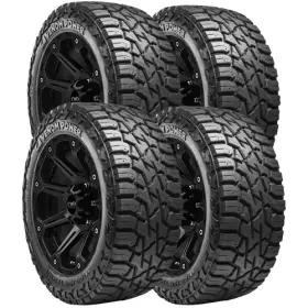 33x12.50r17 Venom Power Cvpthrt09 Qty 4 Trail Hunter R/t 120q Lre Black Wall Tires