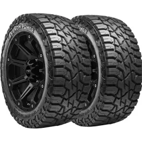 33x12.50r20lt Venom Power Svpthrt10 Qty 2 Trail Hunter R/t 119q Lrf Black Wall Tires