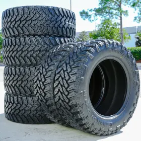 33x12.50r22 Venom Power Tvpmt16r 6 Tires Terra Hunter M/t Lt Load F 12 Ply Rwl Mt Mud