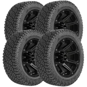 Vpthats19 Venom Power Qty 4 275/45r22 Trail Hunter Ats 112h Xl Black Wall Tires