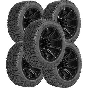 Venom Power Vpthats34 Qty 5 235/65r17 Trail Hunter Ats 108h Xl Black Wall Tires
