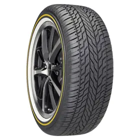 02206605 Vogue 245/35r20 Custom Built Radial Viii Gold Stripe Tire