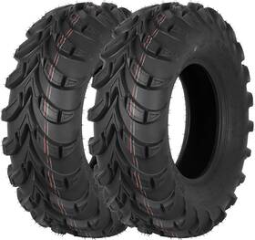 Weize Teg-0933-2 2 Sets 25x8-12 Atv Utv Tires 6pr 25x8.00x12 All-terrain 6-ply Off-road