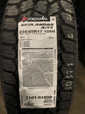 1101-01898 Yokohama 1 New 235 65 17 Geolandar A/t4 All Terrain Tire