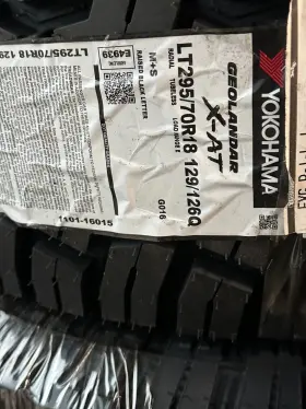 110116015 Yokohama Brand New 4 Geolandar X-at Lt295/70r18 E/10ply Bsw Tires All Terrain