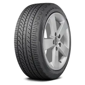110140560 Yokohama Set Of 4 Tires 235/45r18 W Advan Sport Ev A/s Fuel Efficient