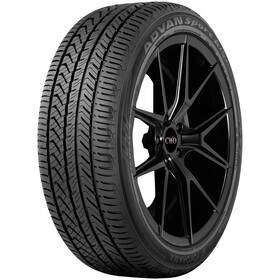 Yokohama 110140625 255/40r17 Advan Sport A/s 94w Sl Black Wall Tire