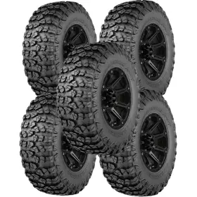 35x12.50r18lt Yokohama 110155502 Qty 5 Geolandar X-mt 123q Lre Black Wall Tires
