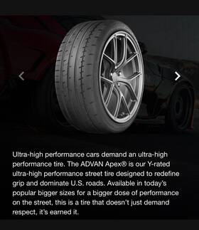 Yokohama 110160151 New Eurospec 275/40r19 2 Advan Apex Used For Pics 99.9999%