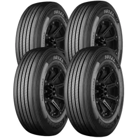 120171122 Yokohama Qty 4 11r22.5 101zl 145/142l Lrh Black Wall Tires