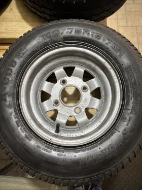 Fcfb-may221-22 Yokohama A-008 Tire Mounted . The Size Is 165/70r10 72h Fcfb-may221-22 Yokohama A-008 Tire Mounted . The Size Is 165/70r10 72h