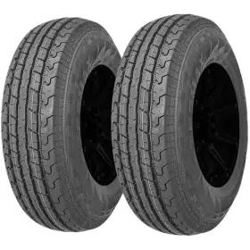 1402h0851 Zeemax Qty 2 St205/75r14 Trail Express Trailer 105l Lrd Black Wall Tires