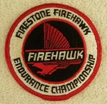 Vintage Firestone Firehawk, Endurance Championship Auto Racing Tire Patch,unused. Price: $10.99.