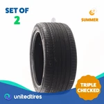 Set Of (2) Used 295/35R21 Continental Contisportcontact 5P No 103Y - 7.5/32. Price: $440.40.
