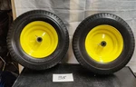 (2) 16X6.50-8 Front Flat-free Tires & Wheels W/bearings For Garden Tractor Mower New. Price: $95.00.