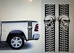 Skull Tire Tread Compatible With Dodge Ford Chevy Vinyl Truck Bedstripe New. Price: $43.25.