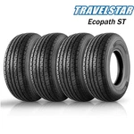 Set Of 4 Travelstar Ecopath ST225/75R15 117M 10PLY Trailer Tires New. Price: $304.99.