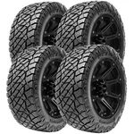 (qty 4) 35X12.50R22LT Predator New Mutant X-at 117R Lre Black Wall Tires. Price: $1294.96.