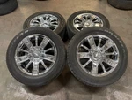 Set Of Used 5653 '00-'18 Chevrolet Silverado 1500 Chrome Rims 275/55R20 Tires Lt. Price: $1295.00.