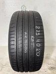 Tire 275 40 20 Pirelli Zero PZ4 Run Flat (7.00/32 = 87% Tread Left) 106W Used. Price: $270.00.