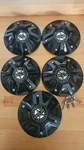 American Outlaw Gloss Black 20" Wheel Only Rim Hub Cover Center Cap Set 5262-20 Used. Price: $195.00.