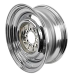 Cragar Wheel Smoothie Steel Chrome 15"X6" 5X4.5/4.75" Bc 3.75" Backspace Ea New. Price: $193.16.