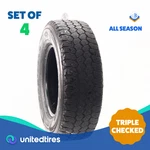 Set Of (4) Used Lt 275/70R18 Goodyear Wrangler All-terrain Adventure Kevlar. Price: $209.50.