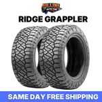 (2) LT35X12.50R20 Nitto Ridge Grappler 121Q Load F Ply Tires New Pair. Price: $1040.00.