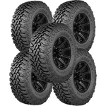 (qty 5) 32X9.50R15 Yokohama Geolandar M/t G003 101Q Lrc Black Wall Tires New. Price: $1290.95.