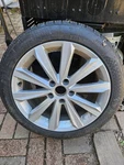 Volkswagen Rim 7.5JX17H2 ET51 And Nankang Tire 225/45R17 94V Used. Price: $175.00.