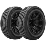 (qty 2) 245/70R17 Michelin Defender Ltx M/S2 114T Xl Black Wall Tires New. Price: $557.98.