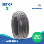Set Of (2) Driven Once 225/55R18 Yokohama Geolandar G055 98H - 11/32 Used. Price: $352.20.
