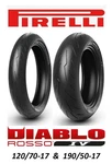 Pirelli Diablo Rosso 4 Tire Set 120/70R17 & 190/50R17 Aprilia Ducati Bmw New. Price: $389.27.